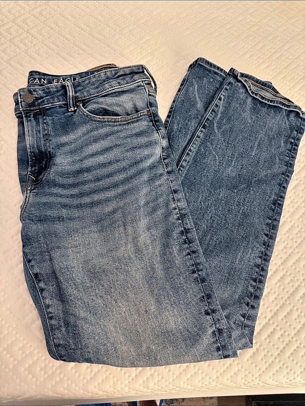 American Eagle AE AirFlex+ Slim Straight Jean AE + Slim Straight Jeans Blue